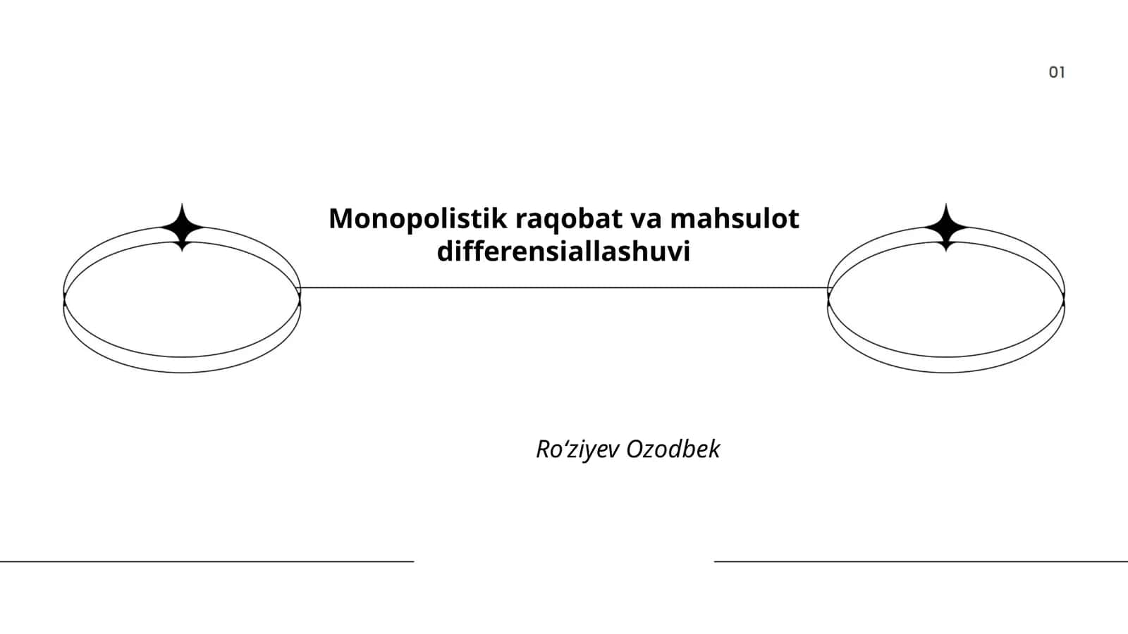 Monopolistik raqobat va mahsulot differensiallashuvi 1