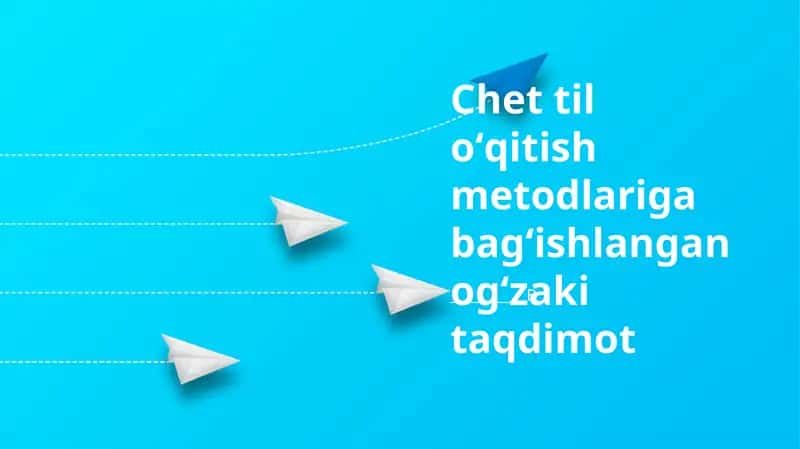 Ogʻzaki taqdimot usullari 1