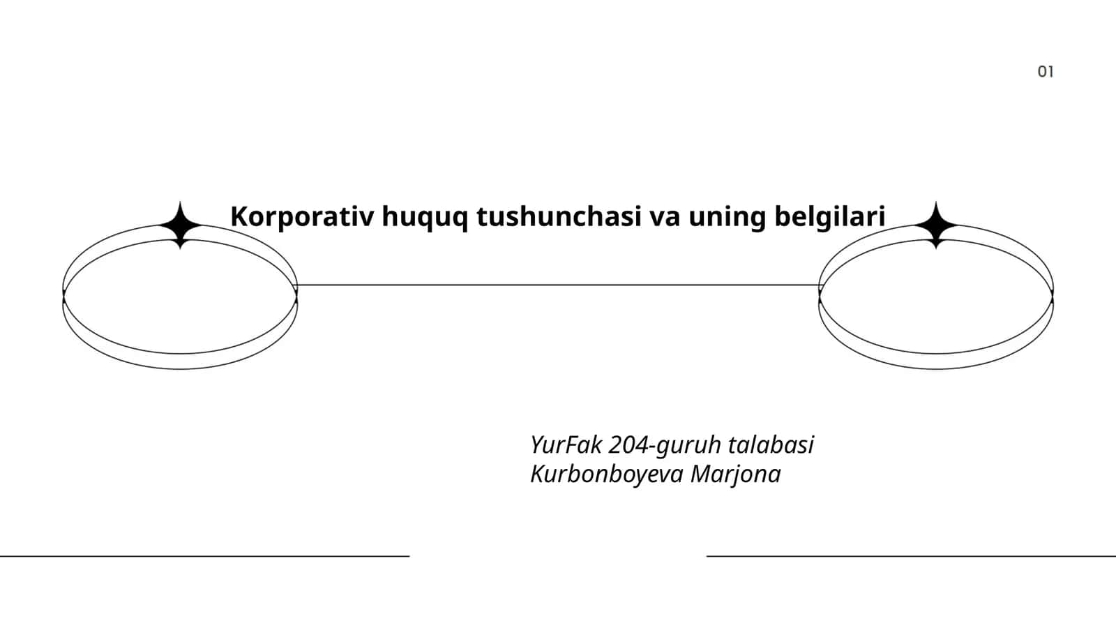 Korporativ huquq tushunchasi va uning belgilari 1