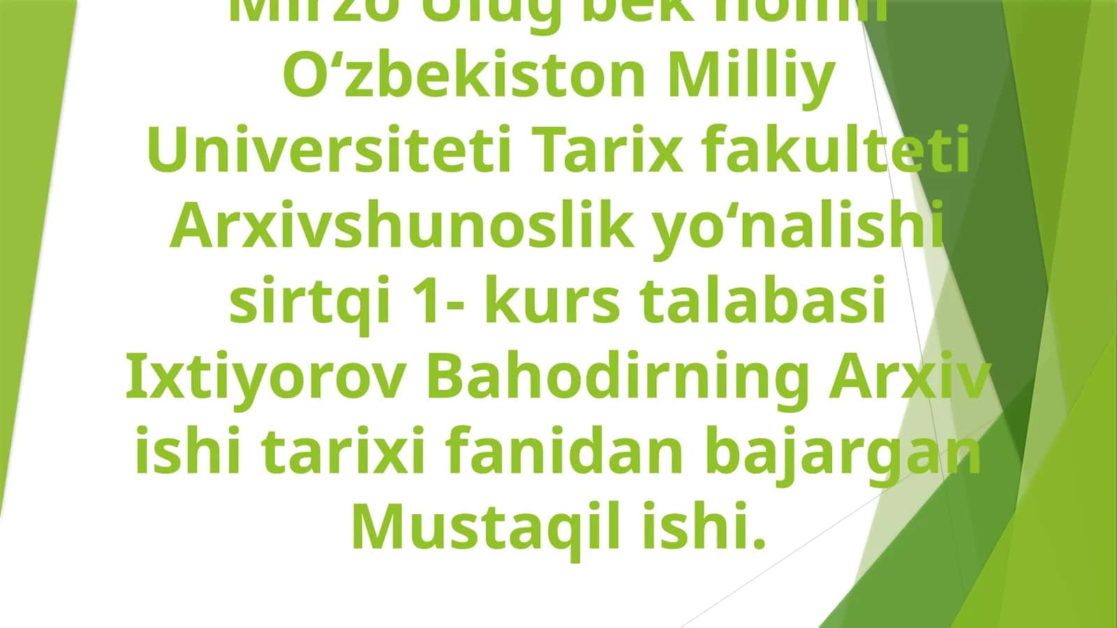O’zbekiston tibbiyot arxivining tashkil etilishi 1