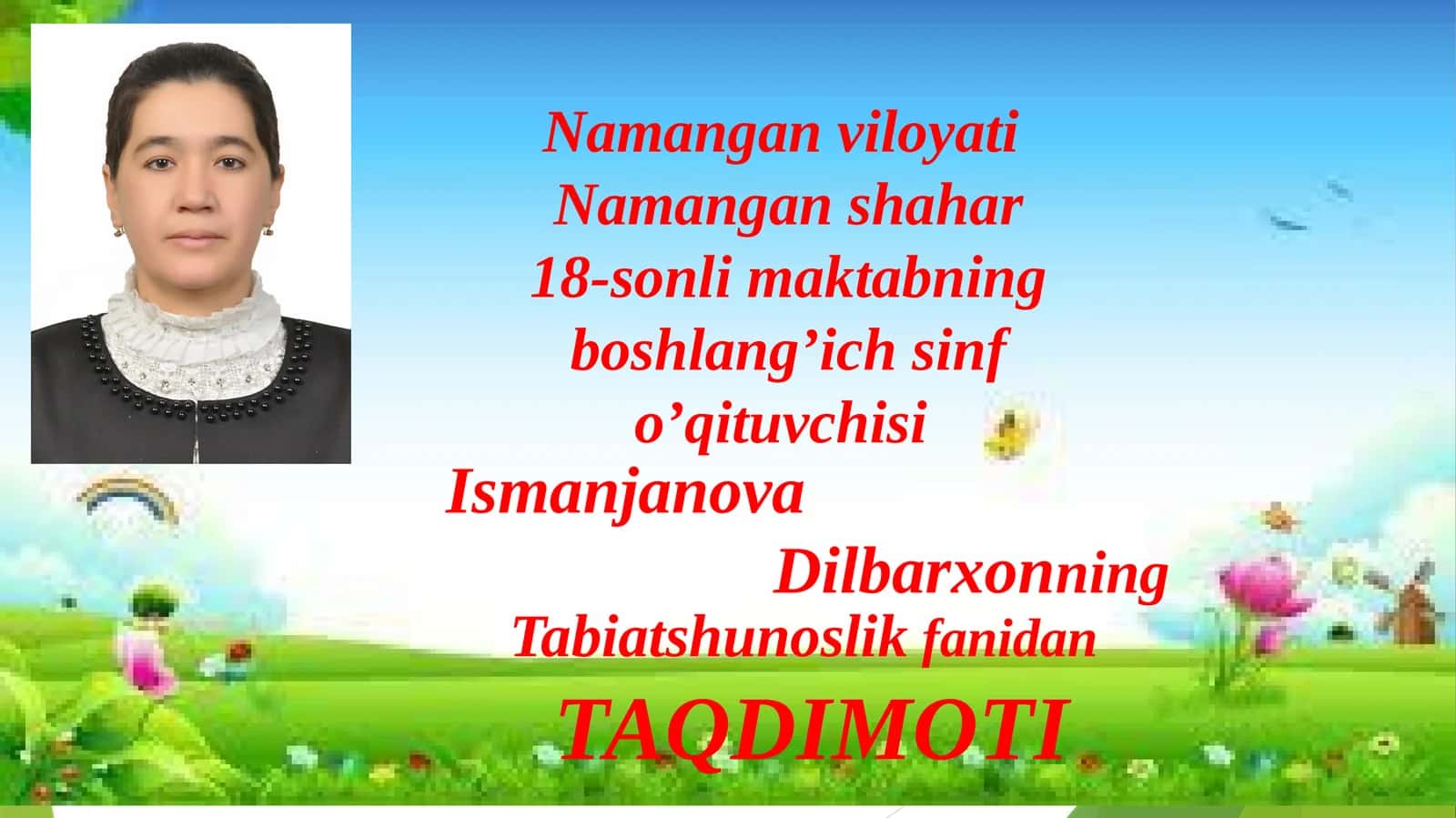 Namangan, Andijon va Farg’ona viloyatlari tabiati 1