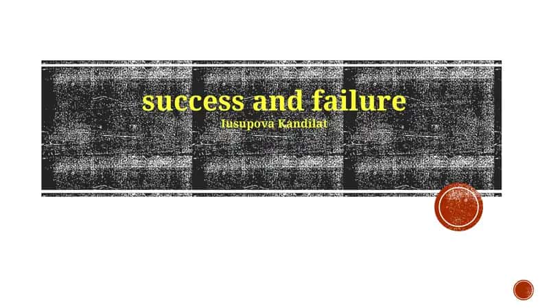 Overcoming Failure 1