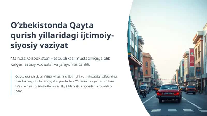 yangi o'zbekiston tarixi slayd 1