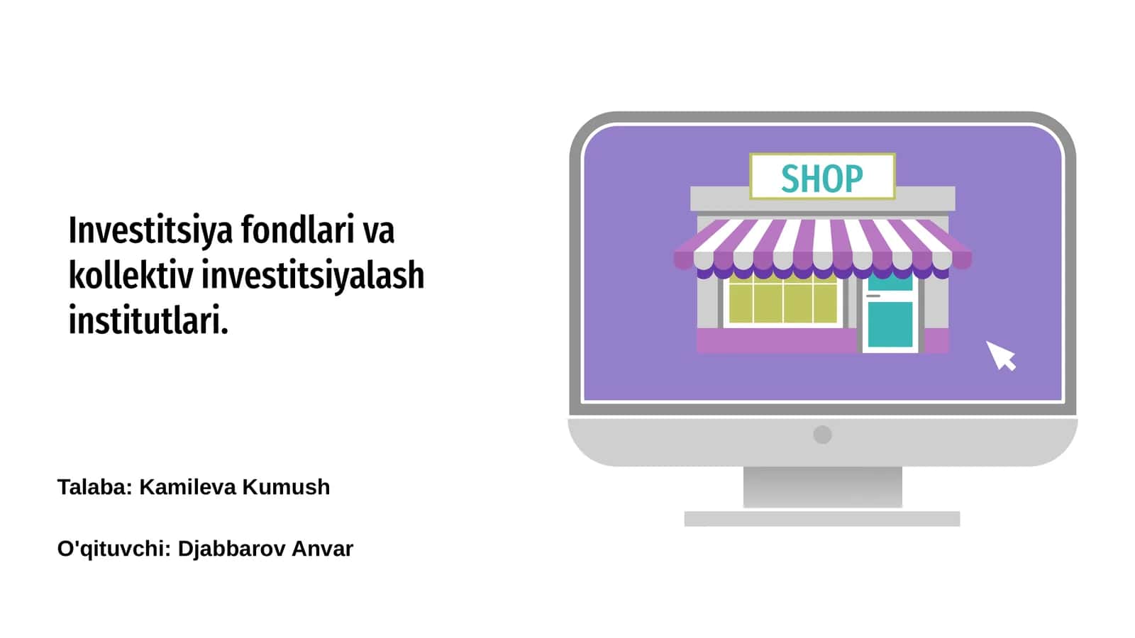Investitsiya fondlari va kollektiv investitsiyalash institutlari 1