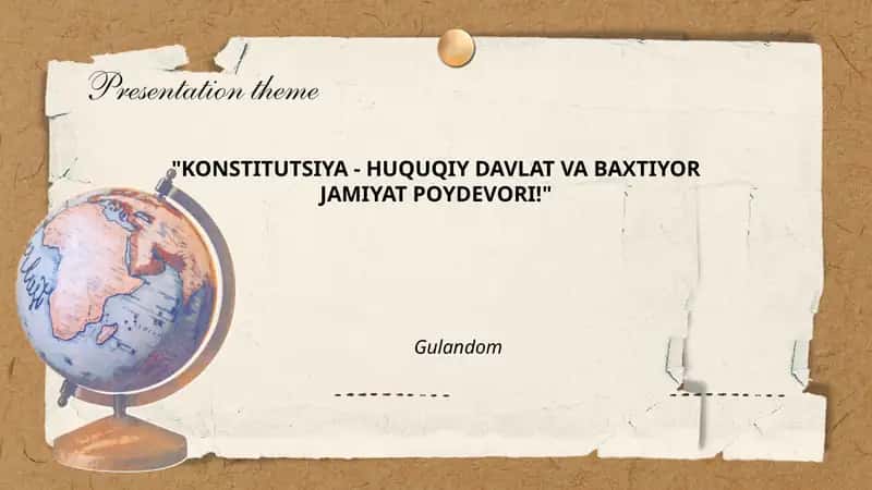 Konstitutsiyaning huquqiy davlat tamoyillari 1