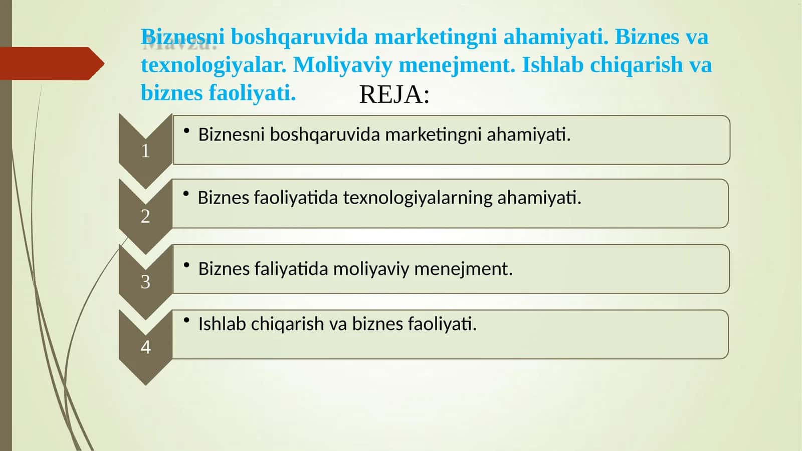 Biznesni boshqaruvda marketingning ahamiyati 1