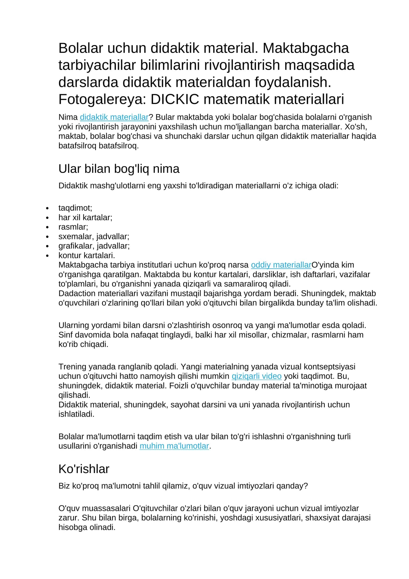 Didaktik materiallar 1