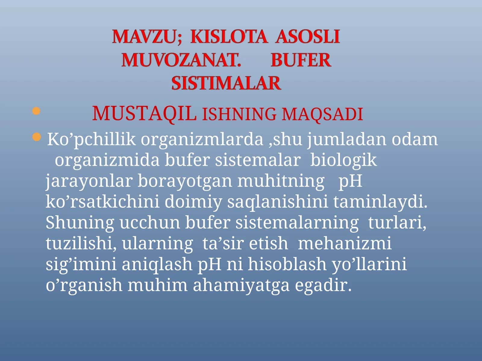 Bufer sistemalar 1
