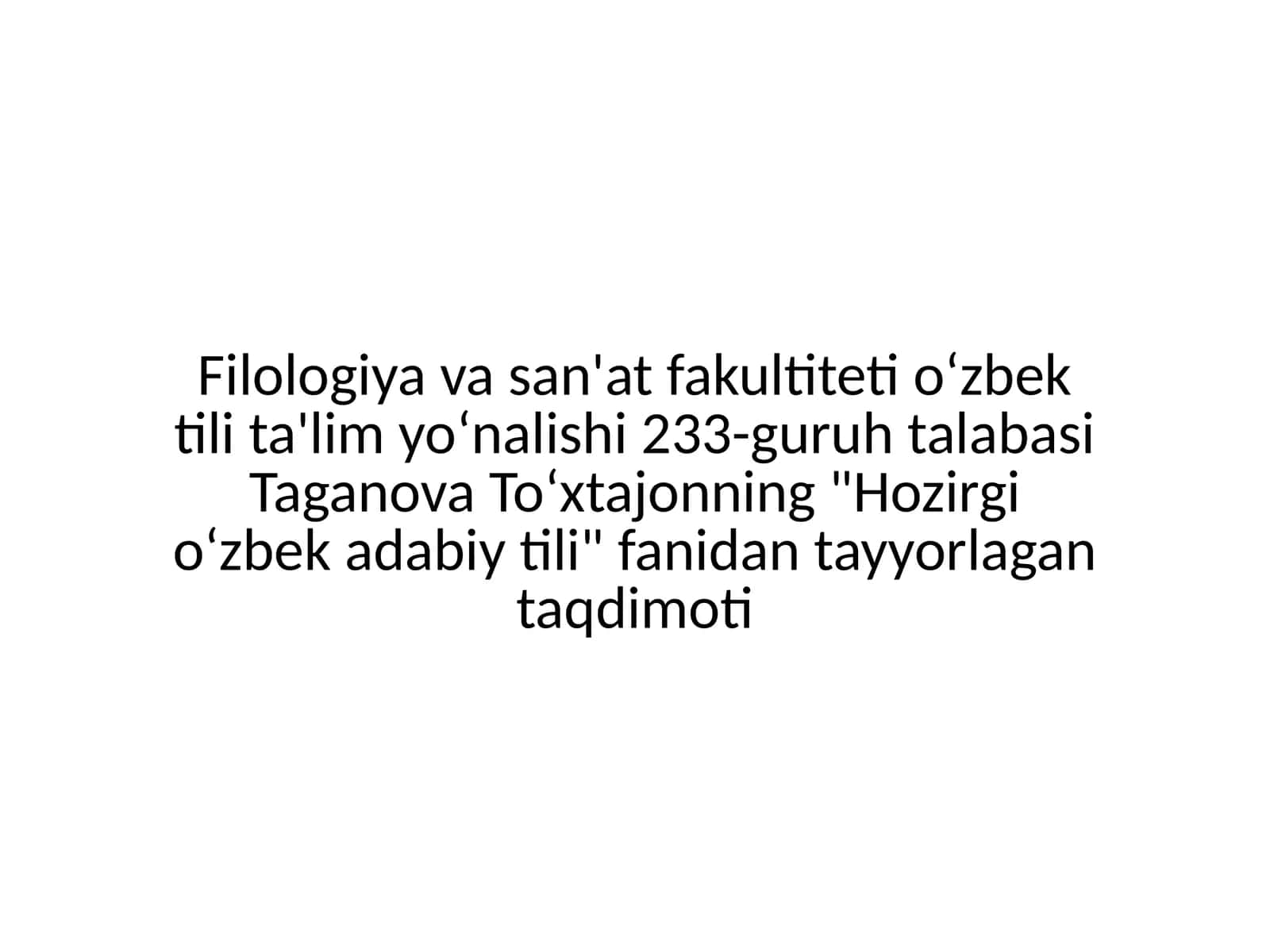 Oʻzbek tilining taraqqiyot bosqichlari 1