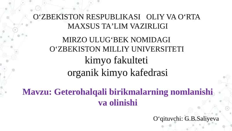 Geterohalqali birikmalar 1