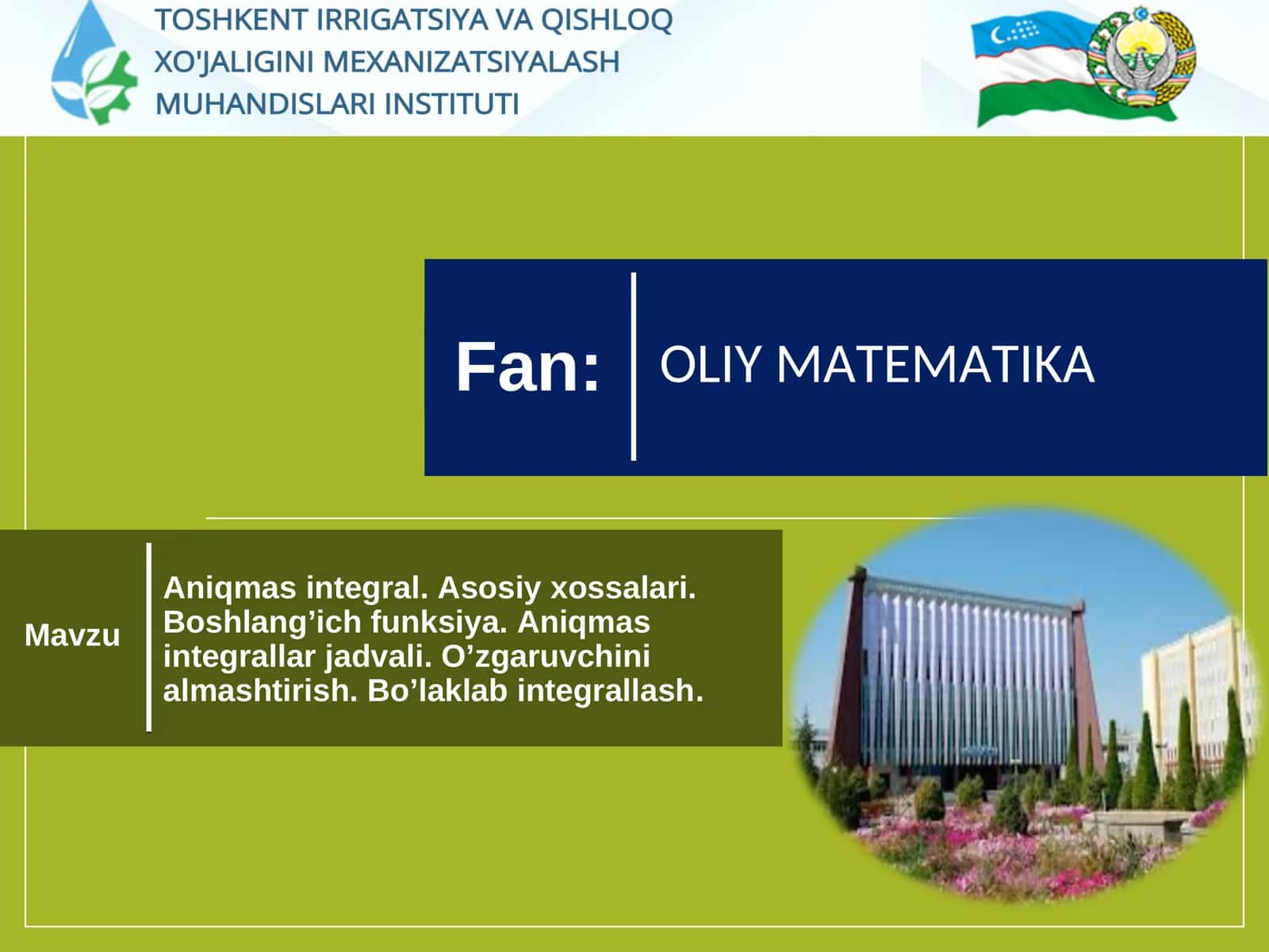 OLIY MATEMATIKA 1