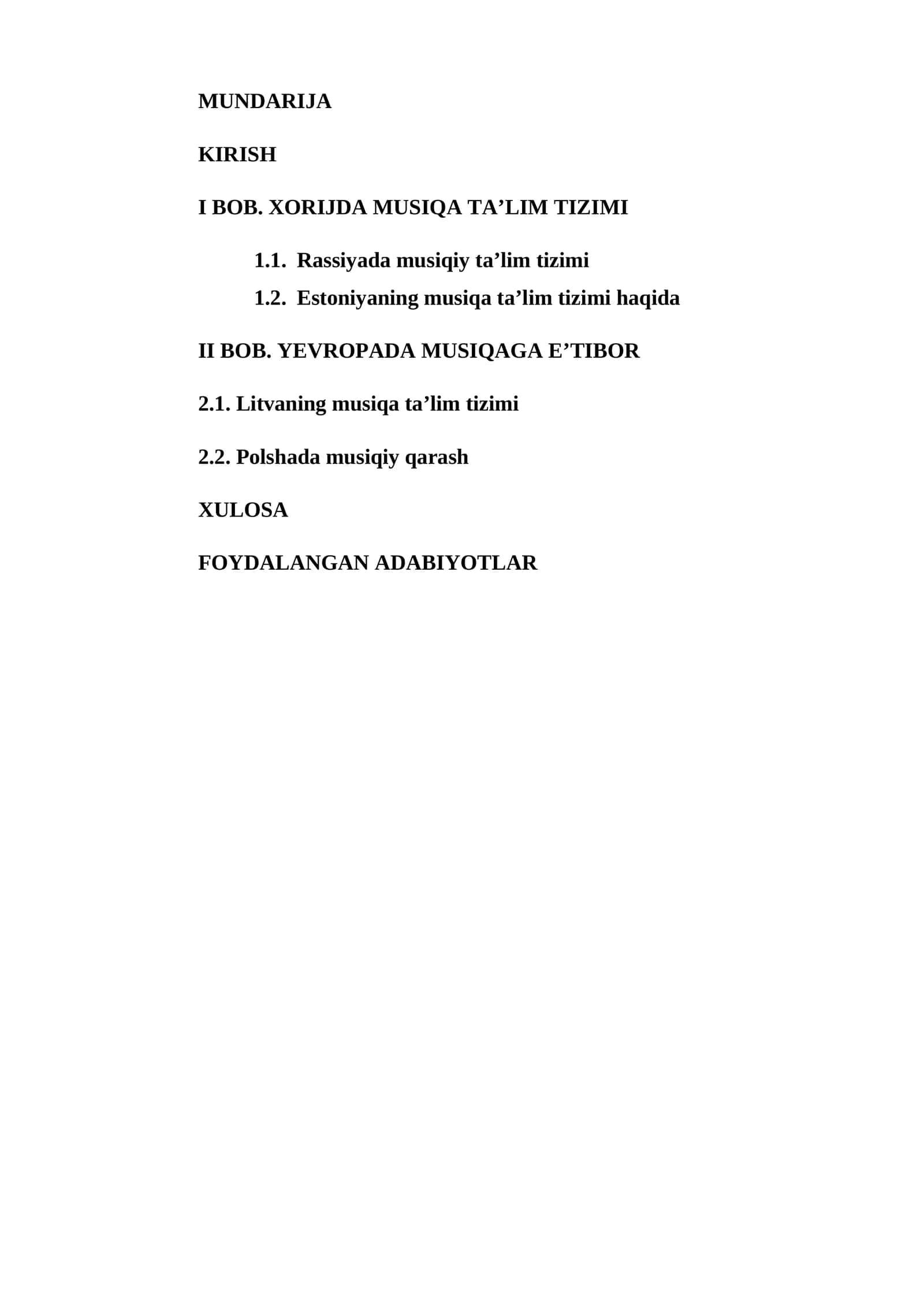Musiqa adabiyotlarining ta'siri 1