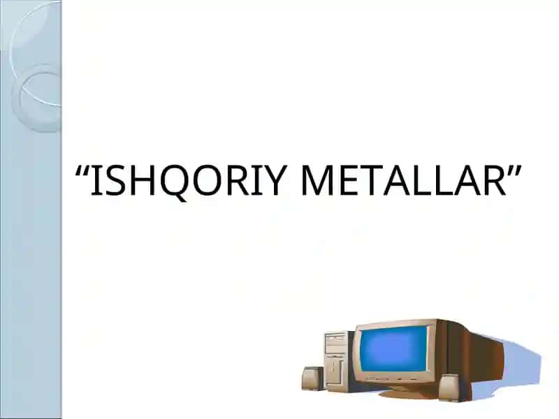 ISHQORIY METALLAR