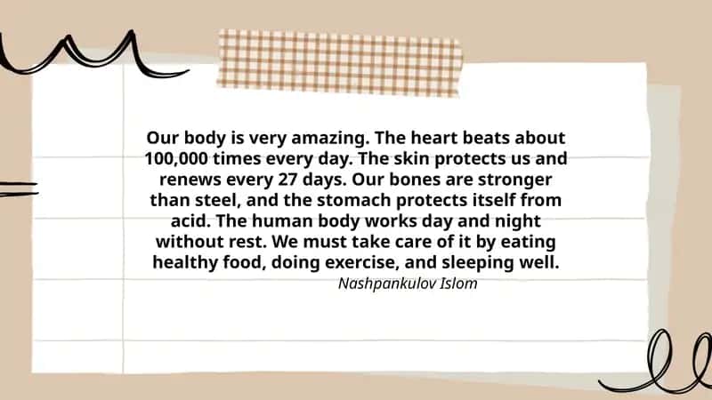 Our Amazing Body 1
