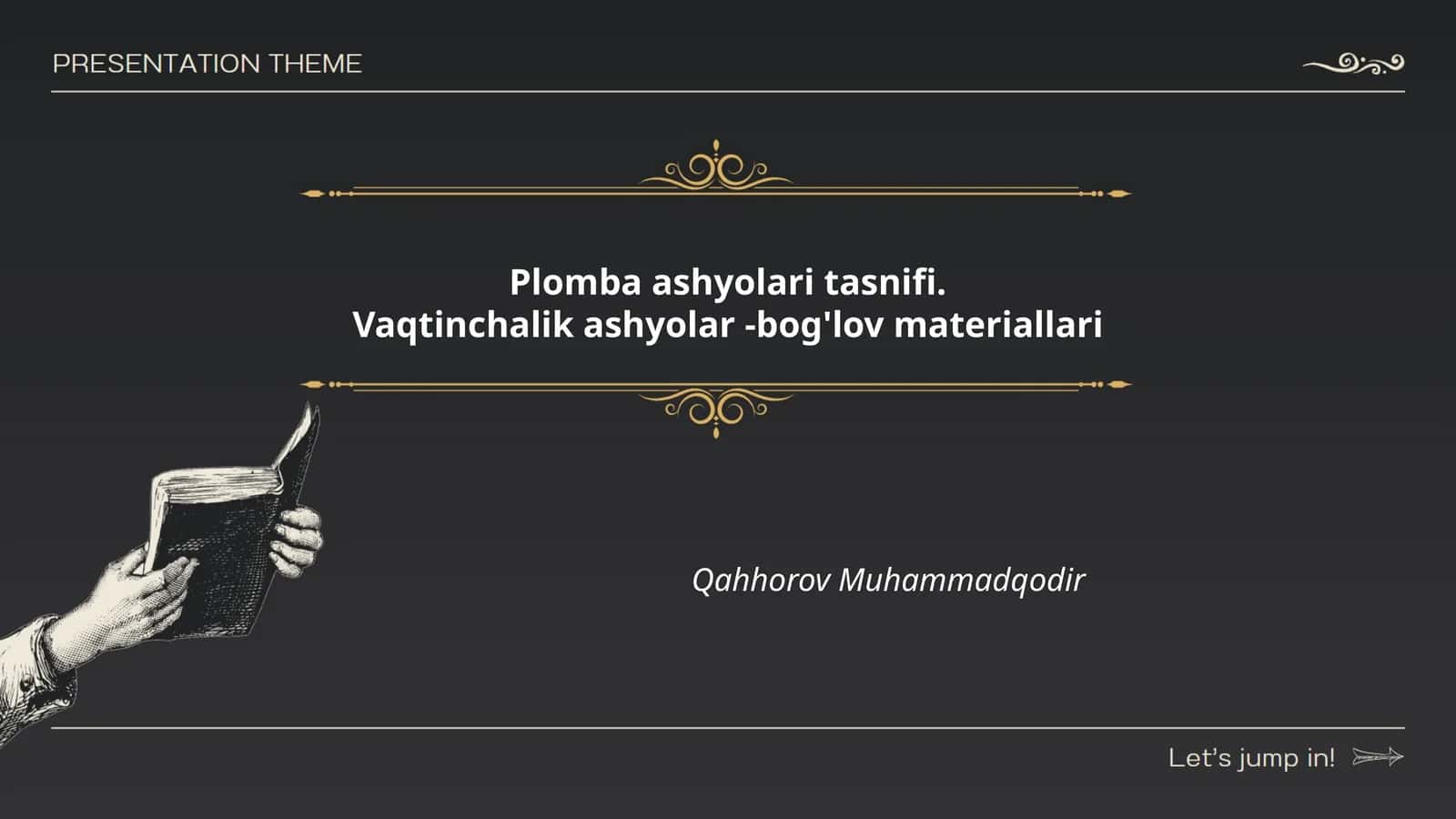 Plomba ashyolari tasnifi 1