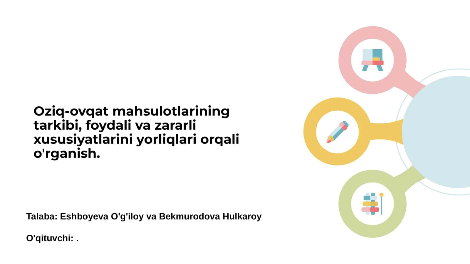 Oziq-ovqat mahsulotlarining tarkibi: asosiy tushunchalar 1
