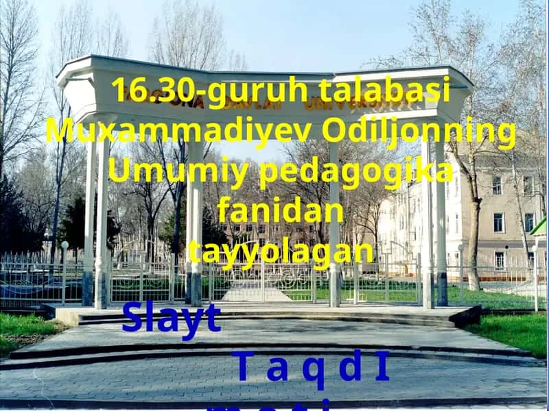 Boshlang’ich ta’lim va sport tarbiyaviy ishlo'nalishi 1