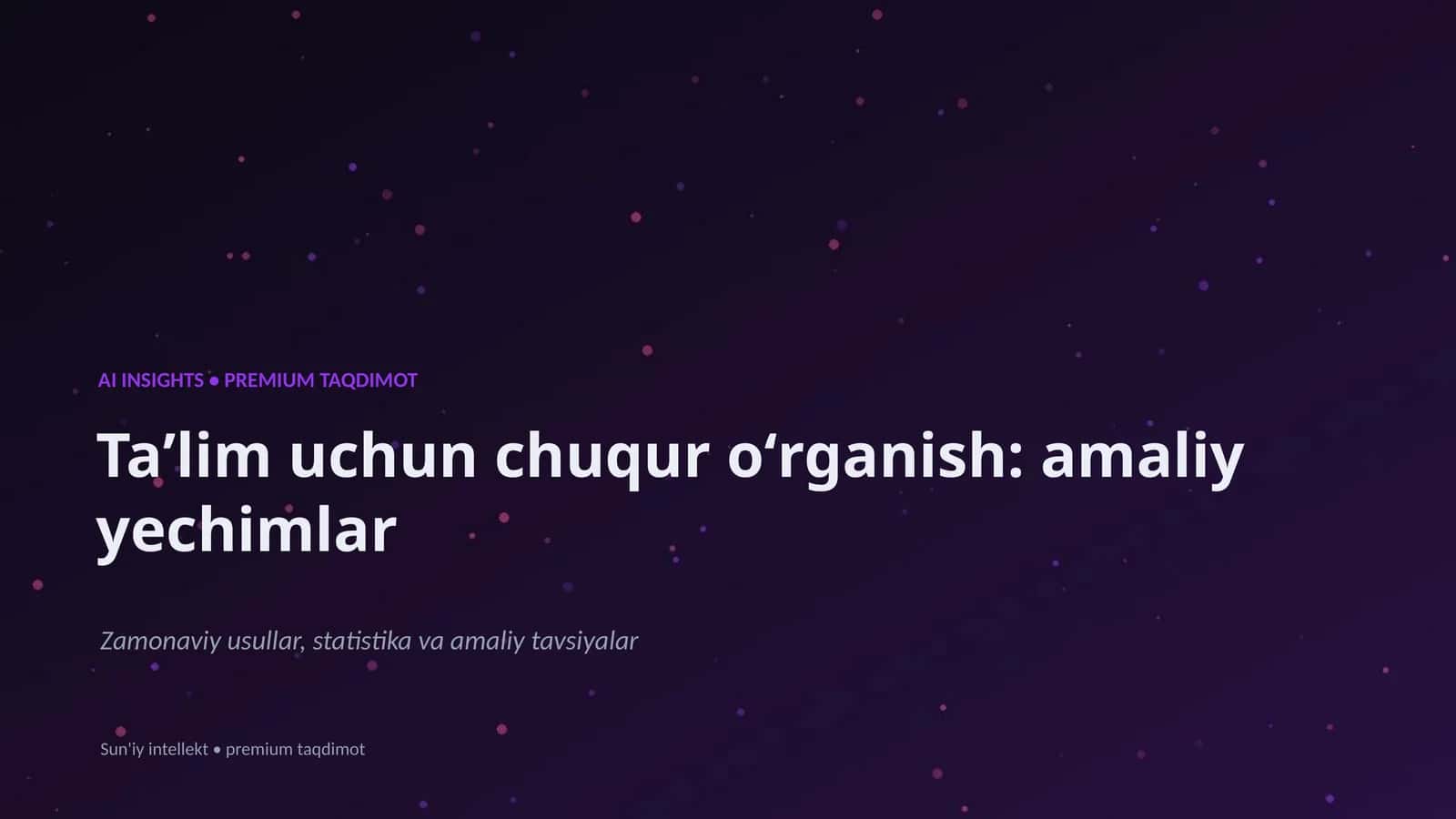 Premium Taqdimot 1