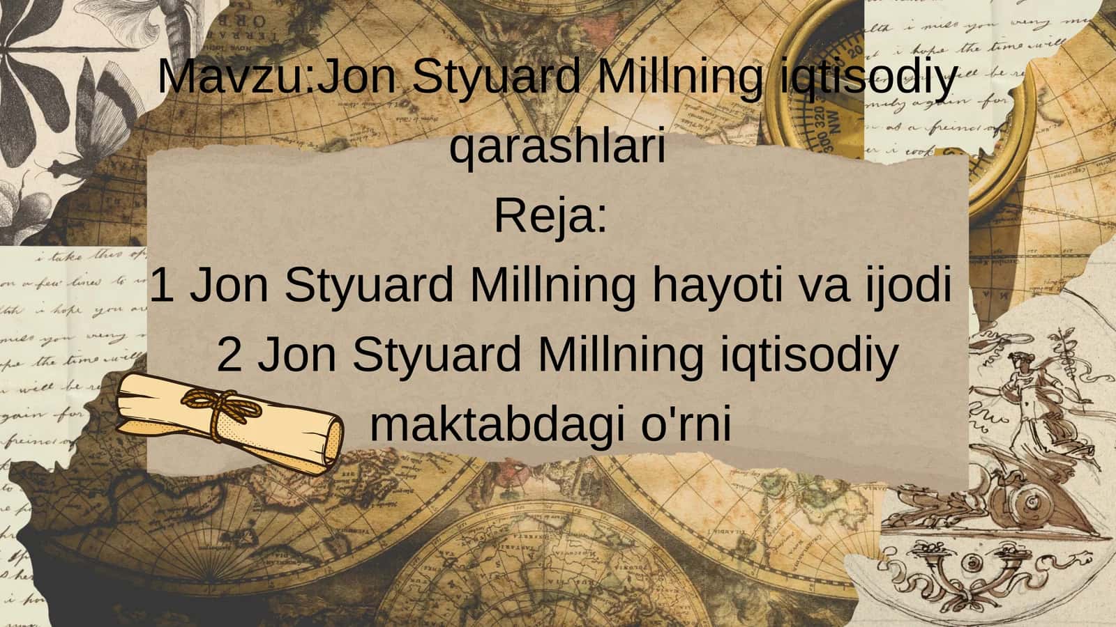 Jon Styuard Millning iqtisodiy qarashlari 1