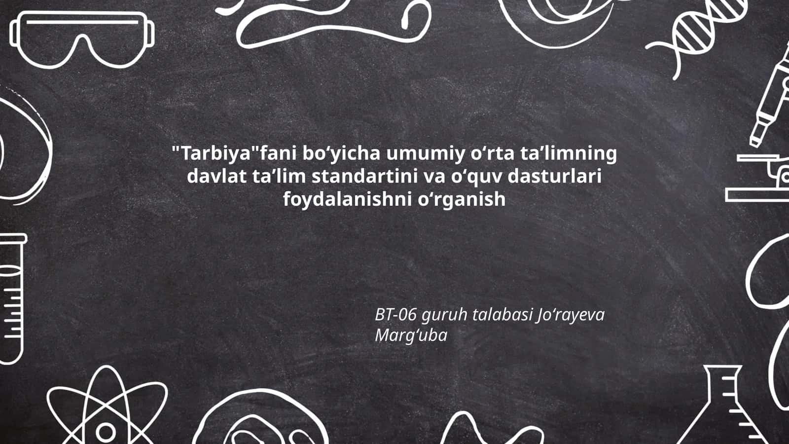 Tarbiya tushunchasi va uning mazmuni 1