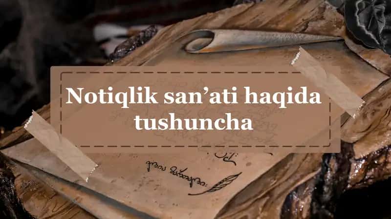 Notiqlik san'ati 1