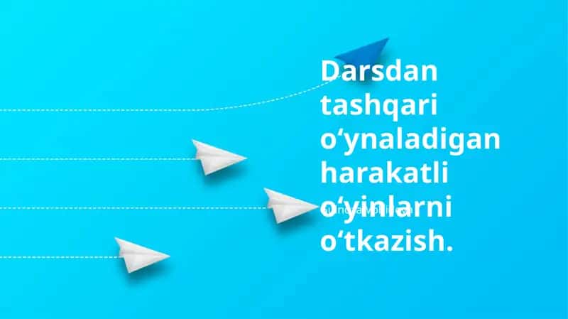 Tashqi O'yinlar Davomida Harakatli O'yinlar 1