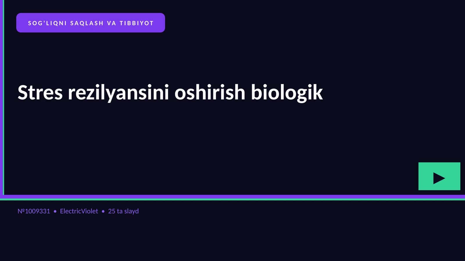Stres rezilyansini oshirish biologik 1
