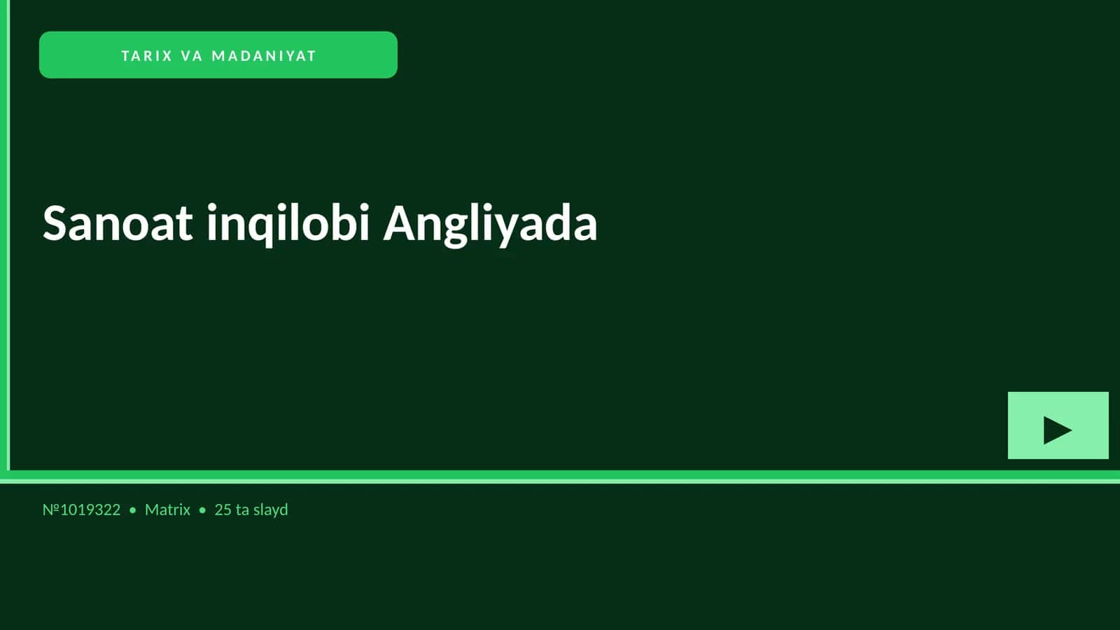 Sanoat inqilobi Angliyada 1