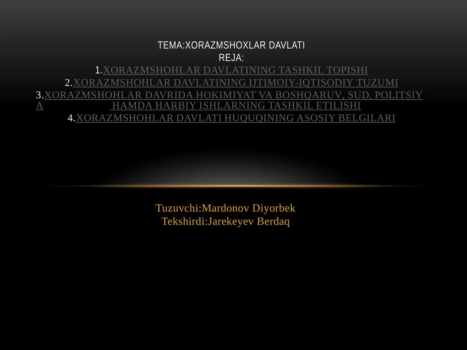 Xorazm shohlar davlati 1