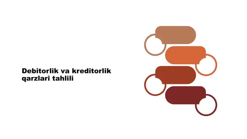 Debitorlik va kreditorlik qarzlari tahlili 1