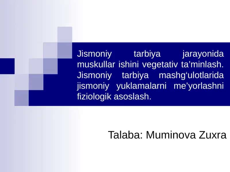 Jismoniy tarbiya tizimi 1