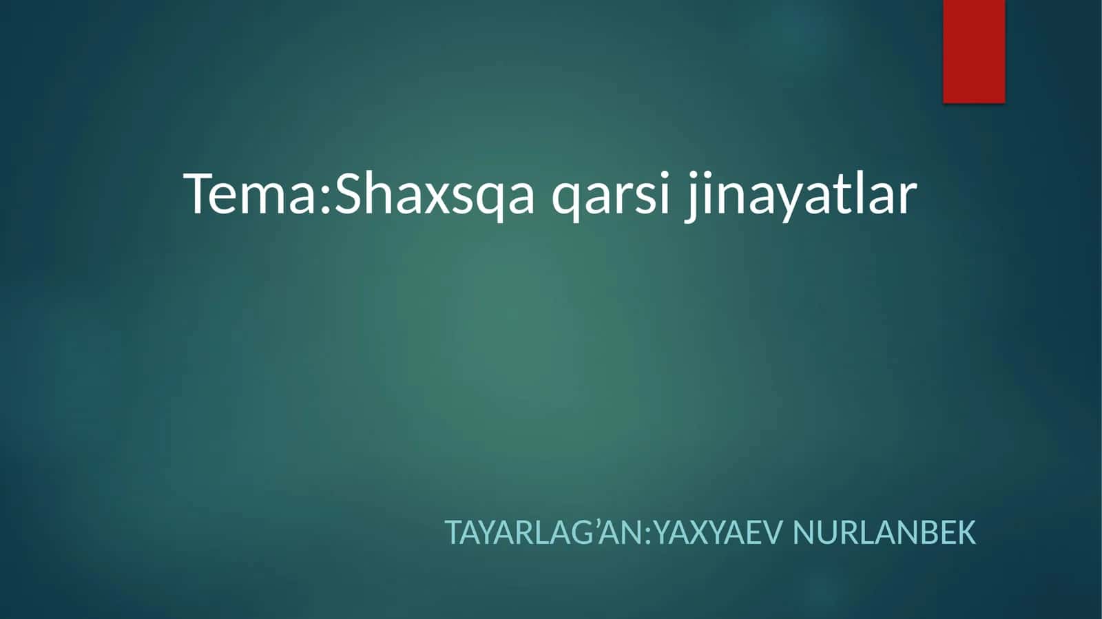 Shaxsqaqarsijinayatlar 1