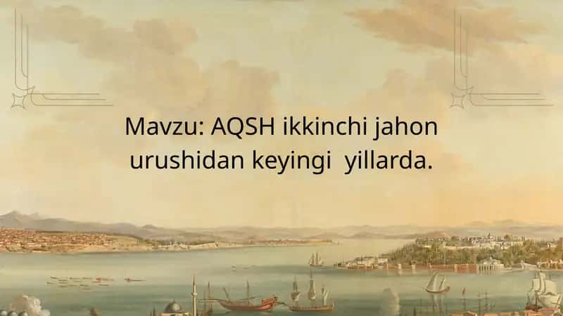 AQSHikkinchijahonurushidankeyingiyillarda 1