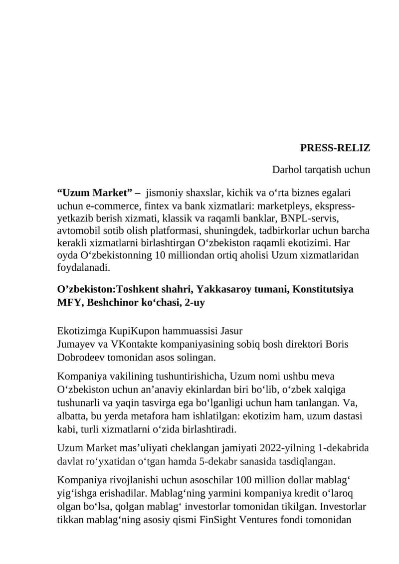 PRESS-RELIZ 1