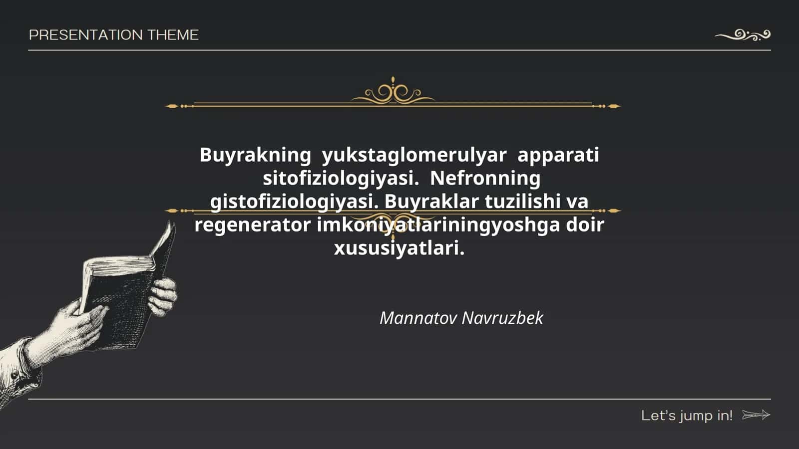 Buyrakning yukstaglomerulyar apparati sitofiziologiyasi 1