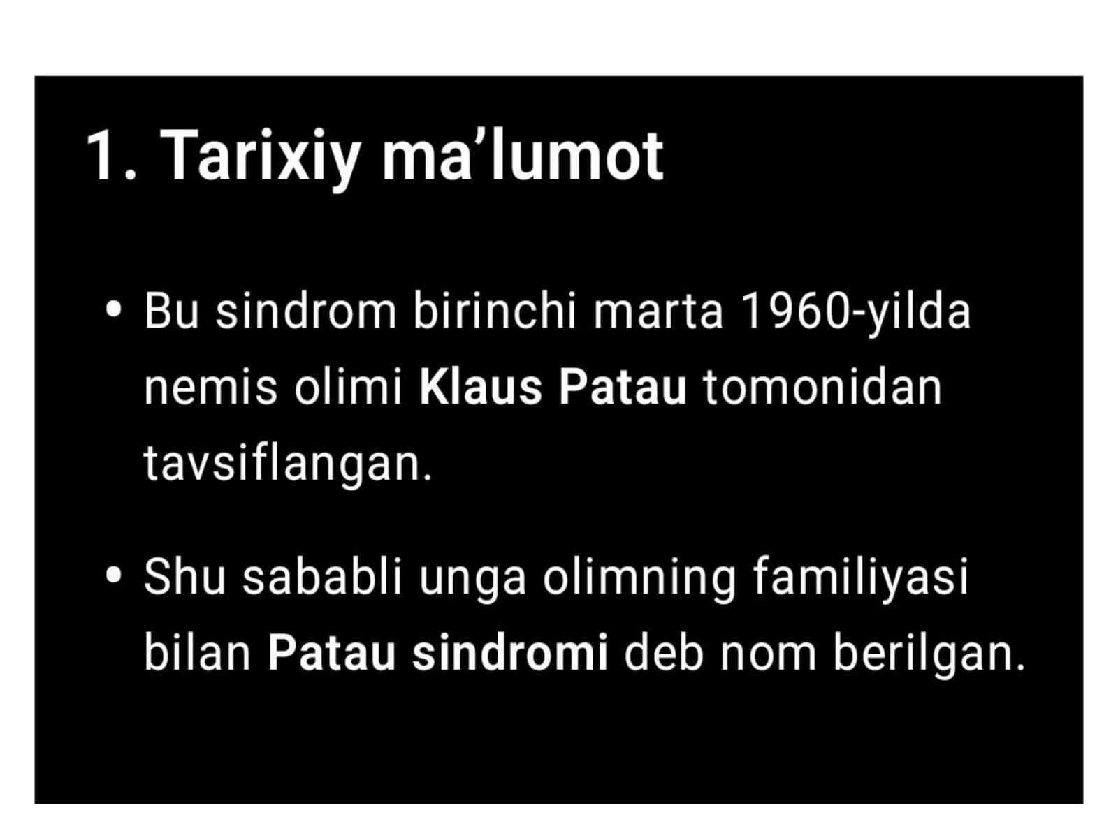 patao sindromi 1
