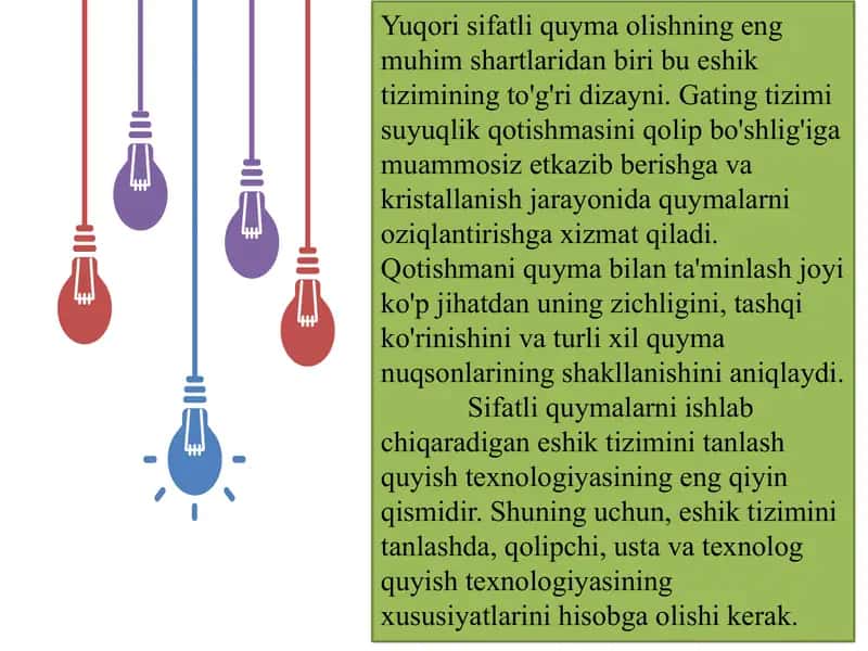 quyish tizimlari qolip aralashmasi 1