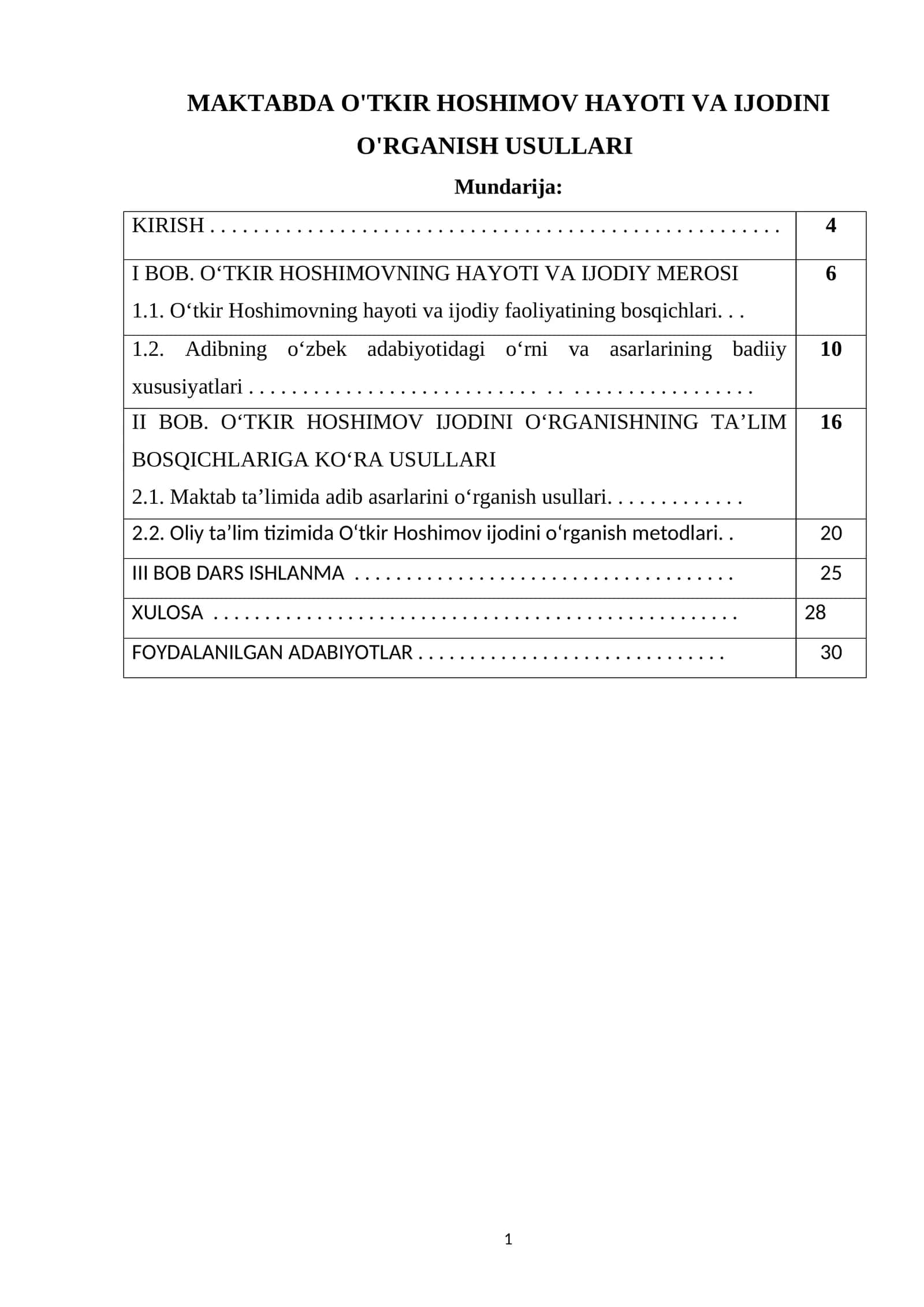 MAKTABDA O'TKIR HOSHIMOV HAYOTI VA IJODINI O'RGANISH USULLARI 1