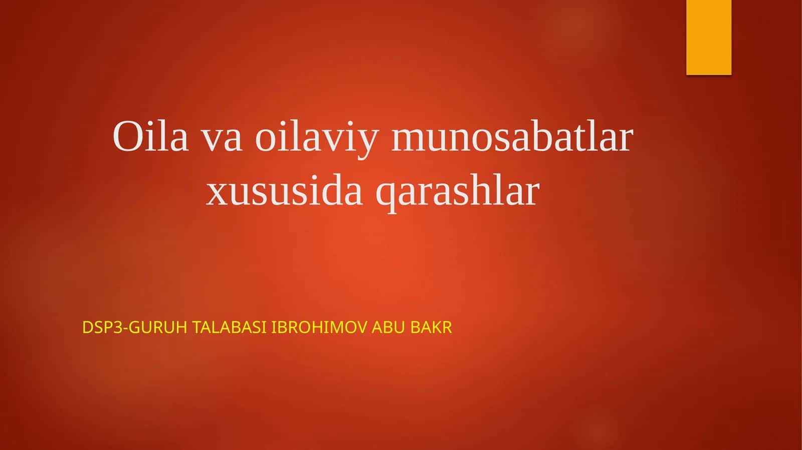 Sharq mutafakkirlarining oila xususida qarashlari 1