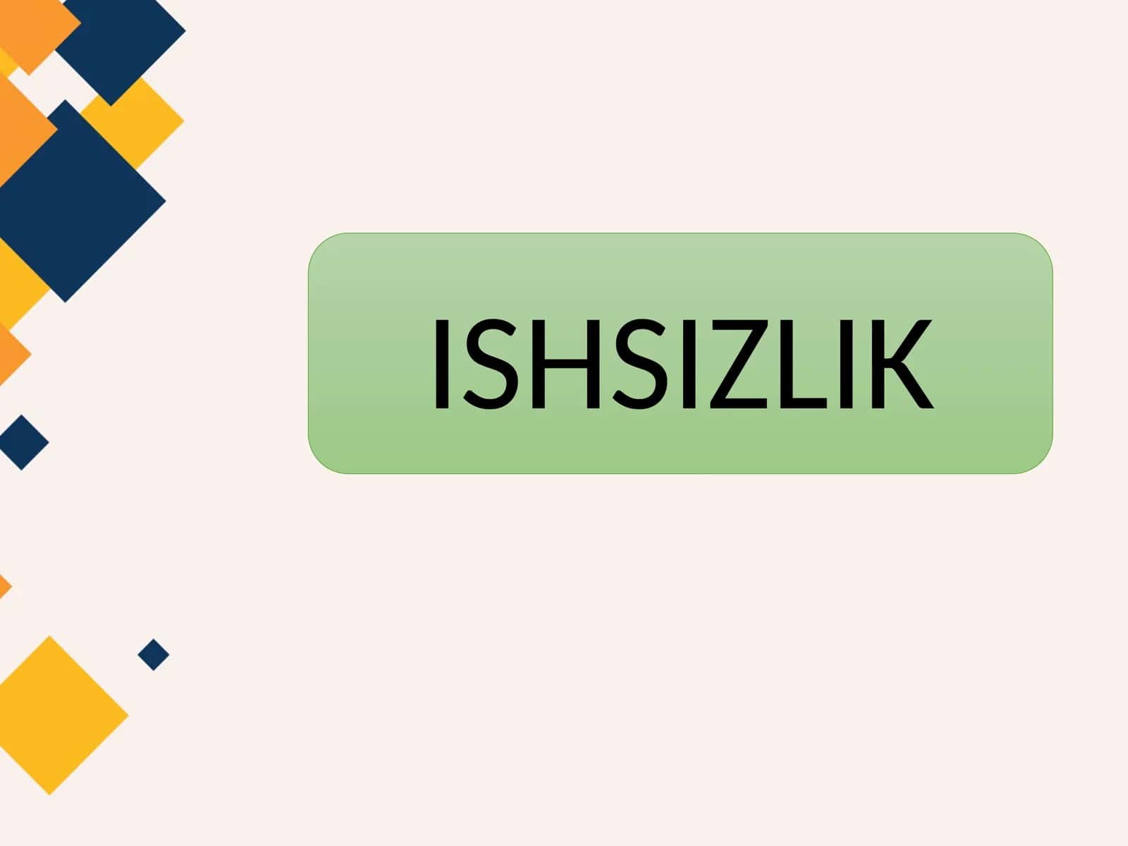 ISHSIZLIK 1