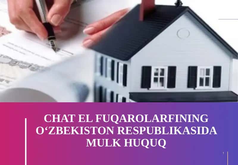 O‘zbekiston Respublikasida Fuqarolarning Mulk Huquqi 1