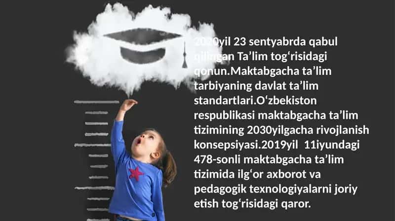 O'zbekistonning Maktabgacha Ta'lim Vizyoni 1