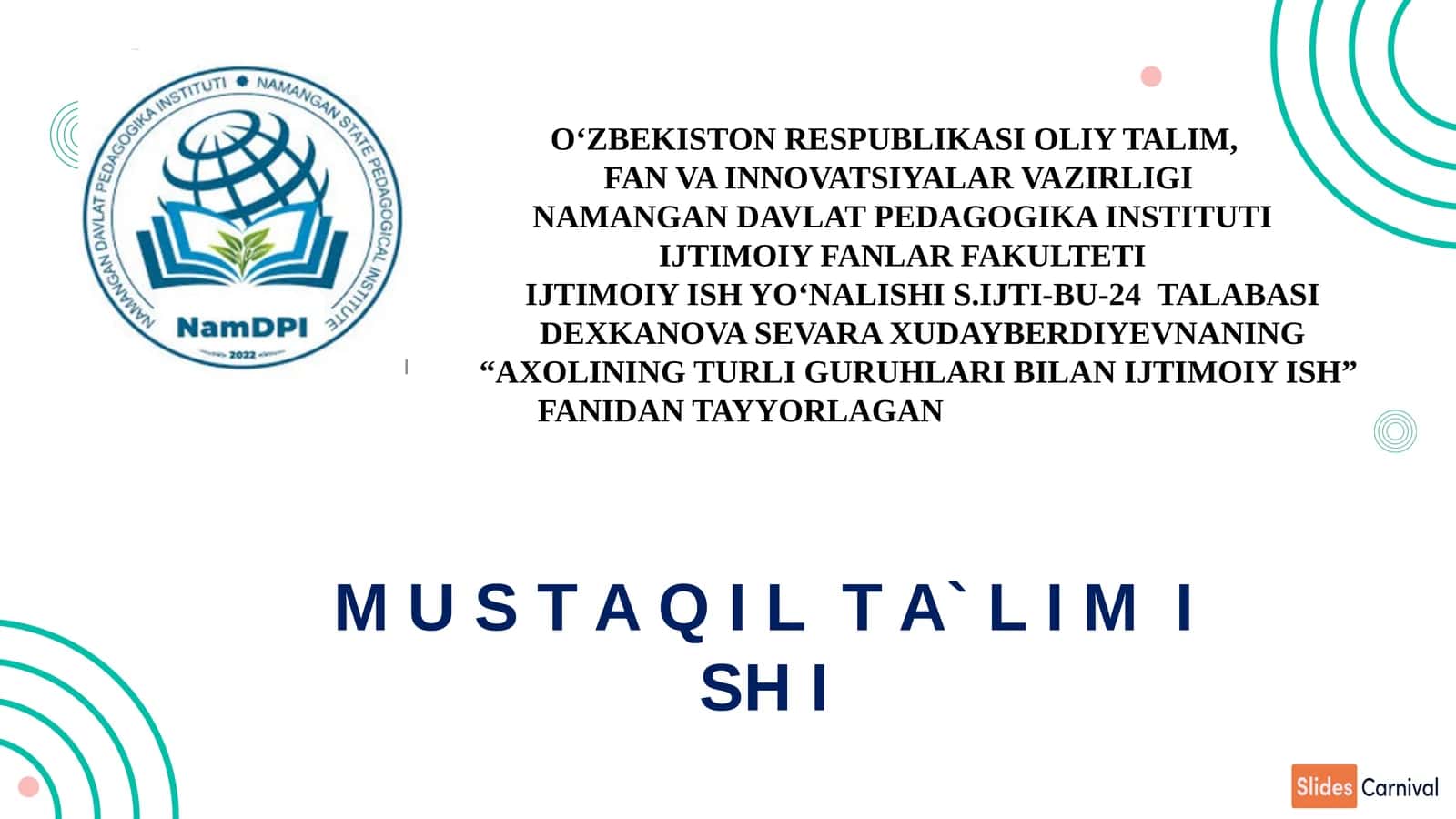 Zo'ravonlik qurboni bo'lgan ayollar va bolalar bilan ijtimoiy reablitatsiya amalga oshirish 1