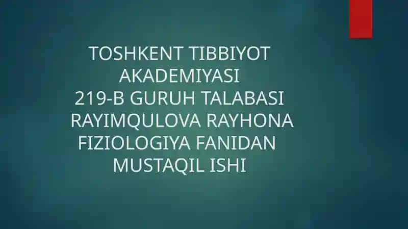 Leykotsitlar Fiziologiyasi