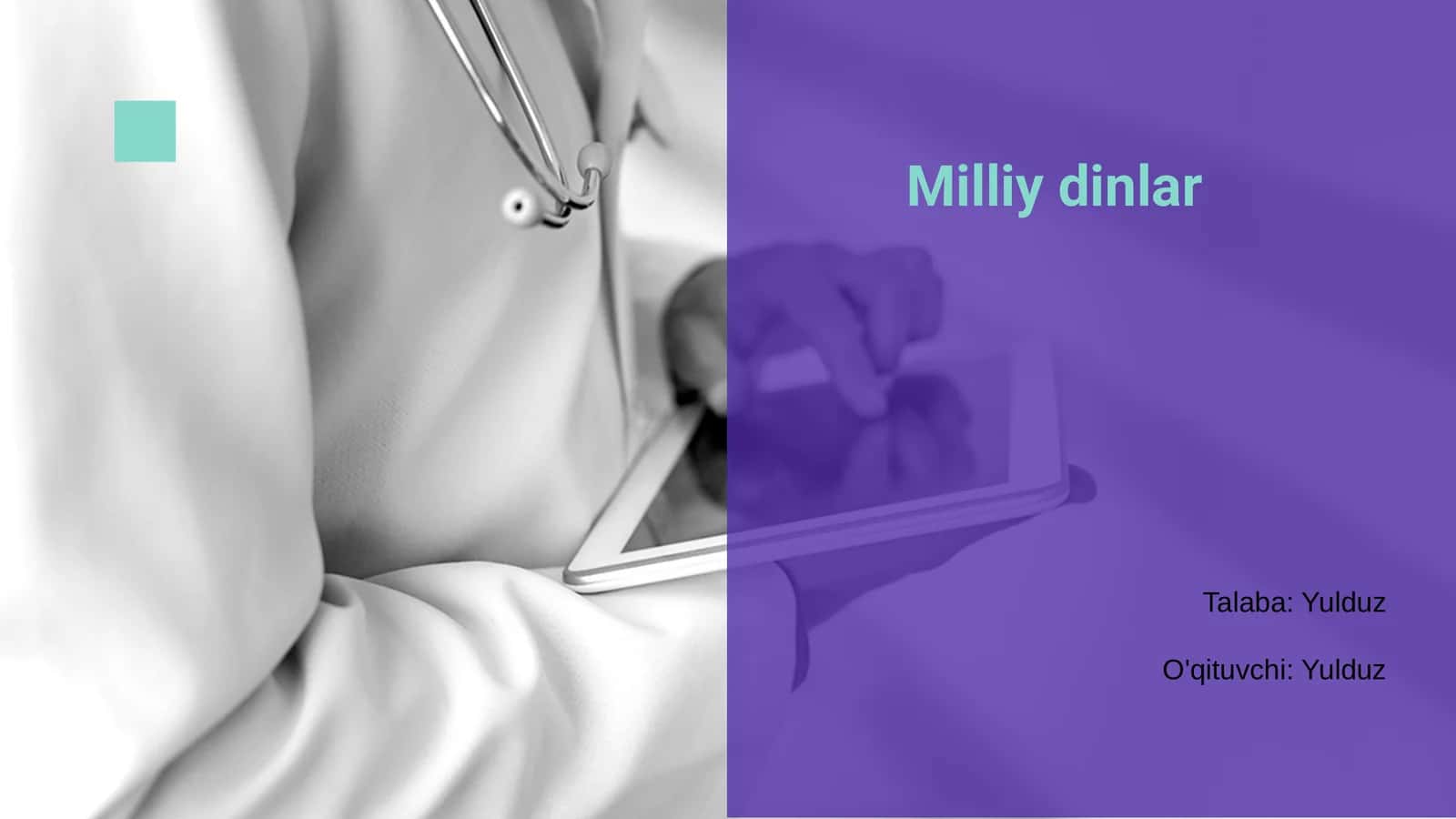 Milliy dinlar 1