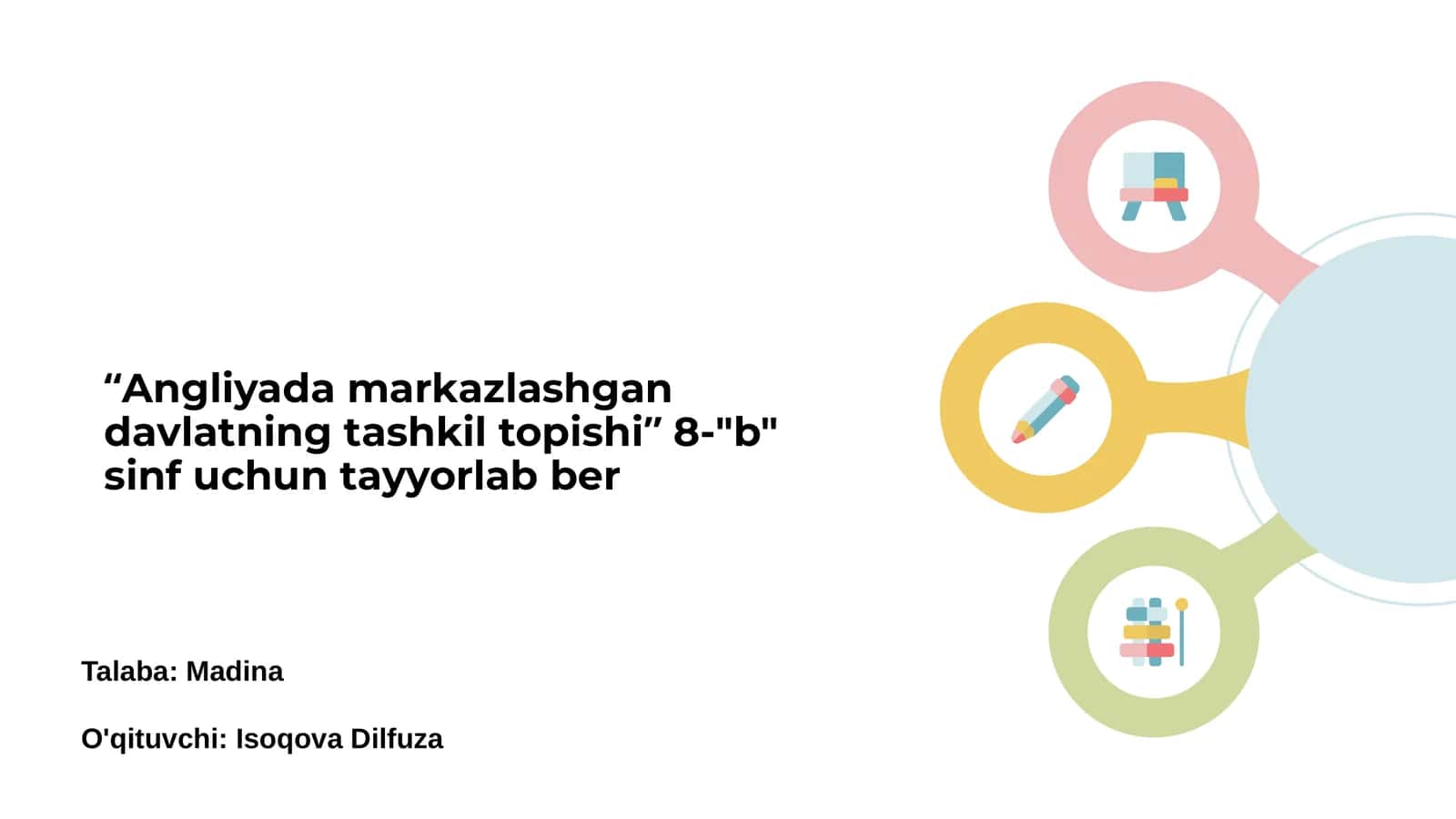 Angliyada markazlashgan davlatning tashkil topishi 1