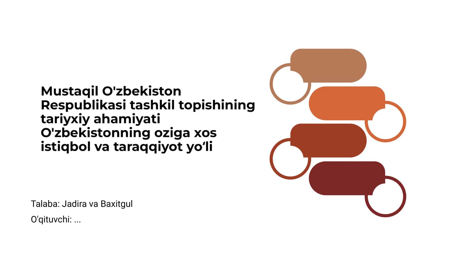 Mustaqil O'zbekiston Respublikasi tashkil topishi 1