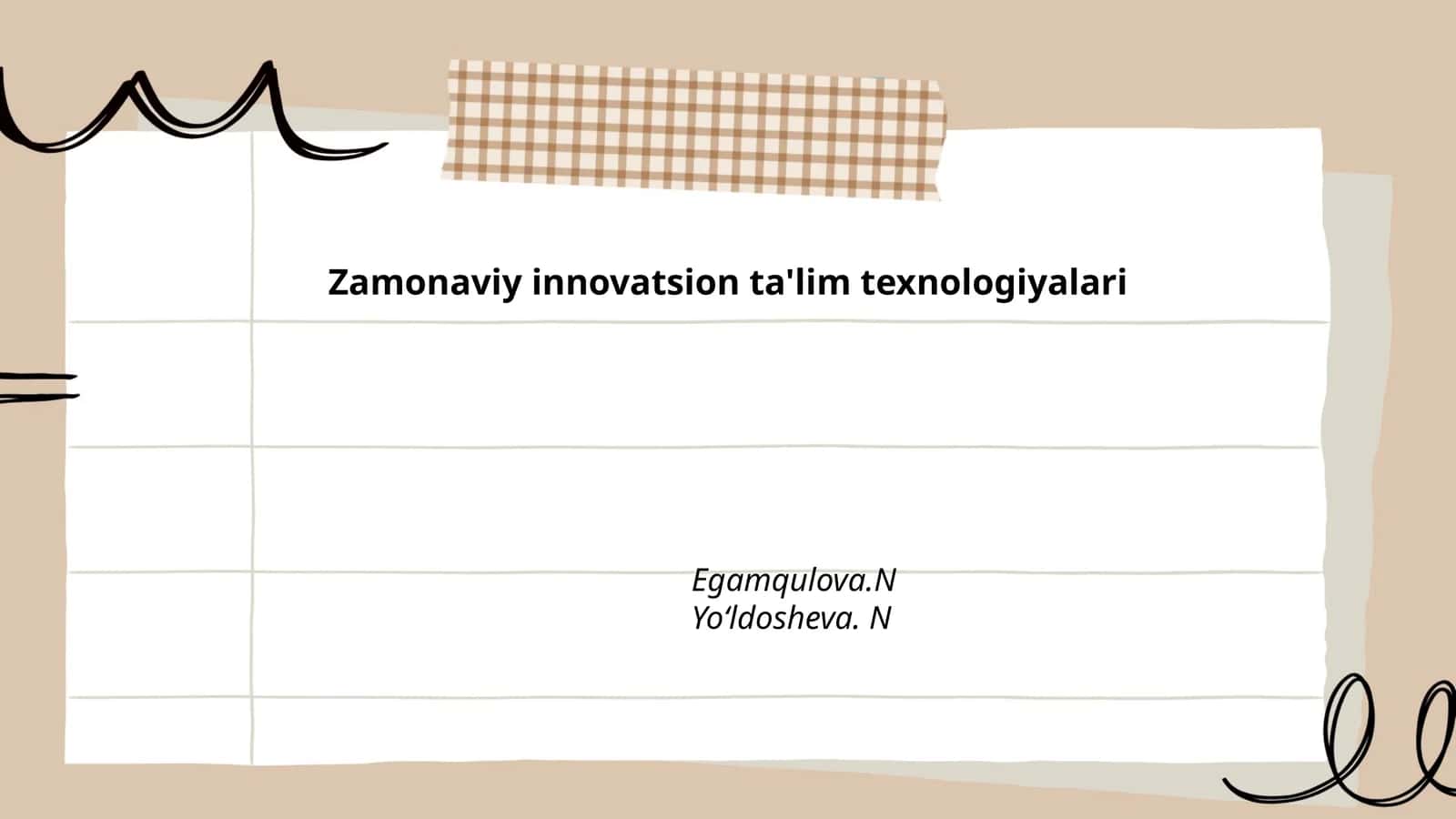 Zamonaviy innovatsion ta'lim texnologiyalari 1
