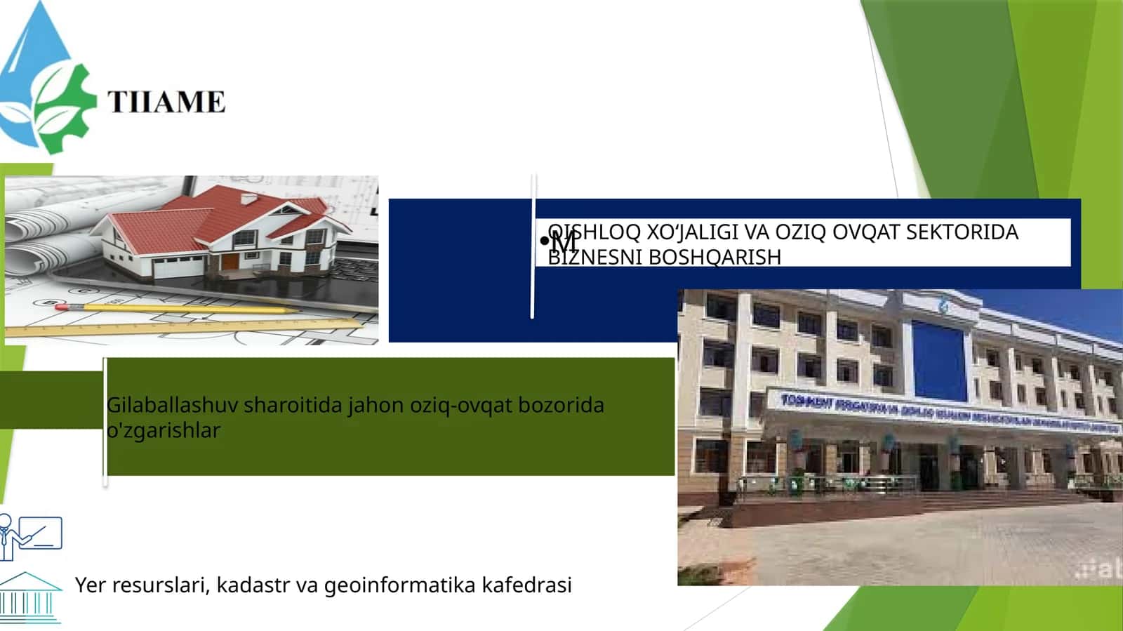 Oziq-ovqat muammolari halqaro standartlari 1