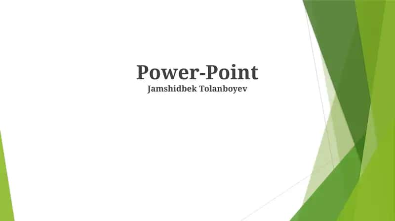 PowerPoint 1